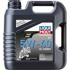 Liqui Moly 4T Motorbike 5w40 HC Street Synthetic Technology Oil (4 Litres)