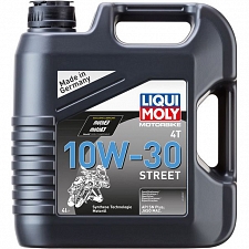 Liqui Moly 4T Motorbike 10w30 Street Synthetic Technology Oil (4 Litres)