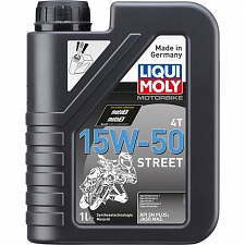 Liqui Moly 4T Motorbike 15w50 Street Synthetic Technology Oil (1 Litre)