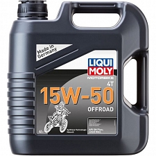Liqui Moly 4T Motorbike 15w50 Off Road Synthetic Technology Oil (4 Litres)