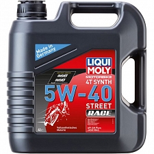 Liqui Moly 4T Motorbike Race 5w40 Street Fully Synthetic Oil (4 Litres)