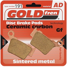 Goldfren AD191 Brake Pads 54813990200 54813090200