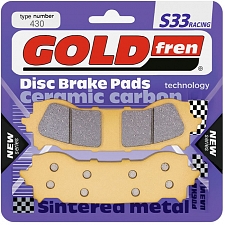 Goldfren S33-430 Front Brake Pads GL1800 2018-25 06455-MKC-A01