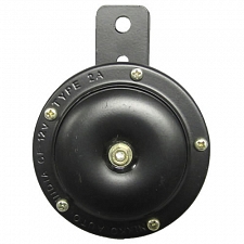 Black 12v 75mm Diameter Horn Pair