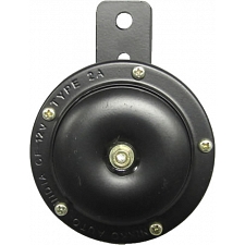 Black 12v 86mm Diameter Horn