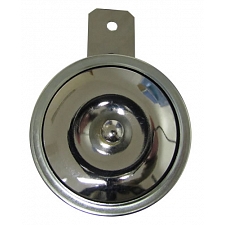 Chrome 12v 85mm Diameter Horn