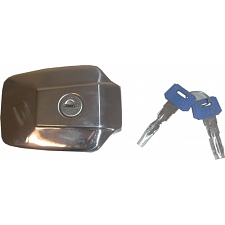 Chrome 44mm Locking Fuel Cap