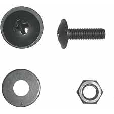 6mm x 13mm x 14mm Black Fairing Screws
