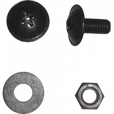 6mm x 13mm x 16.5mm Black Fairing Screws