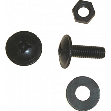 6mm x 18mm x 16.5mm Black Fairing Screws