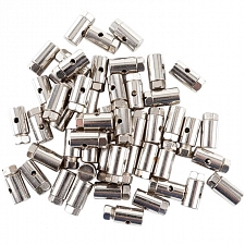 Solderless Type Cable Nipples OD 9.5mm x ID 2.5mm (50 Pcs)