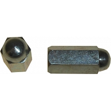 6mm x 15mm Cylinder Nuts with Built-On Washer