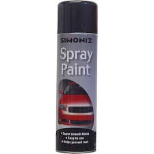 Simoniz Gloss Black Spray Paint 500ml