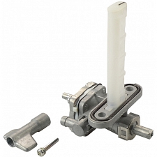 TourMax Diaphragm Type 44mm Prime-On-Reserve Fuel Tap with 6mm Rear Outlet