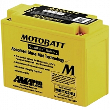 Motobatt MBTX24U Sealed Battery YTX24HL-BS Y50-N18L-A 12N18-3A