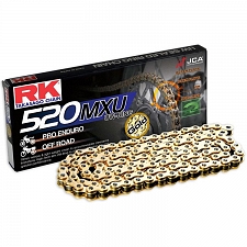RK 520-120L MXU Narrow UW-Ring Heavy Duty Gold Drive Chain
