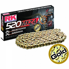 RK 520-120L MXZ4 Factory Racing Heavy Duty Gold Drive Chain