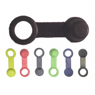 Red Brake Caliper Bleed Nipple Covers
