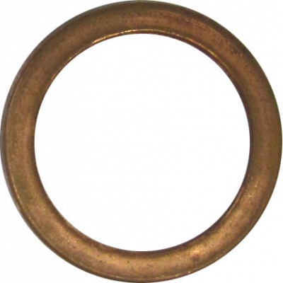 44mm x 34.5mm x 4mm Copper Exhaust Gaskets (x10)