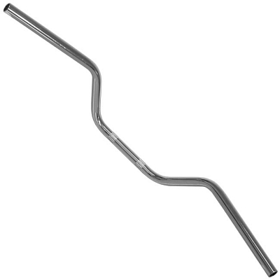 Chrome 7/8" Handlebars with 4.5" Rise x 29"