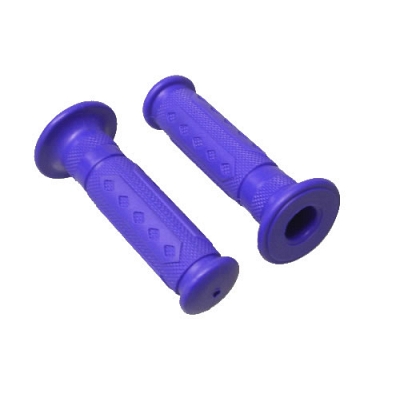 Blue 7/8" Street Style Handlebar Grips