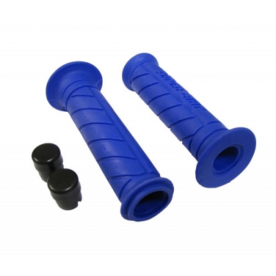 Blue 7/8" Superbike Style Handlebar Grips