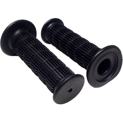 Black 7/8" Kawasaki Style Handlebar Grips