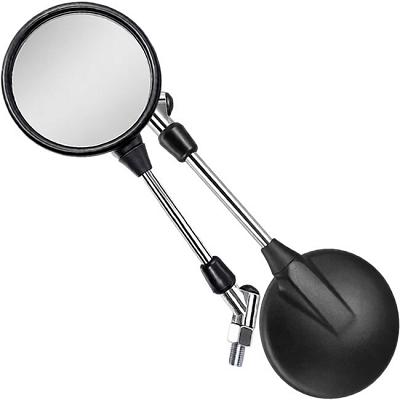 Black Round Mirror with 10mm Thread