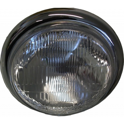 5.75" Round Chrome Side-Mounted Bates Headlight