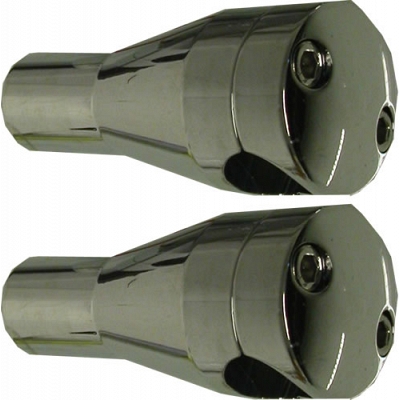 1" or 7/8" Chrome 4" Taper Style Handlebar Risers