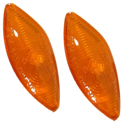 Amber Mini Eagle Eye Indicator Lens with E-Mark