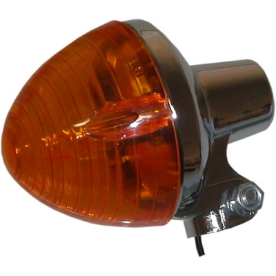 Round Indicator with Amber Lens - 018714