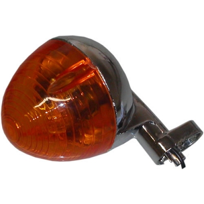 Round Indicator with Amber Lens - 018715