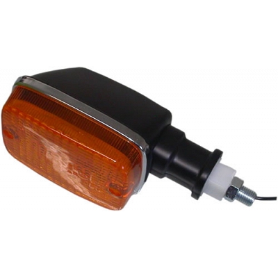 Black 35mm Indicator with Amber Lens - 018921