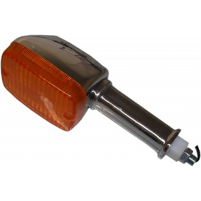 Chrome 82mm Indicator with Amber Lens