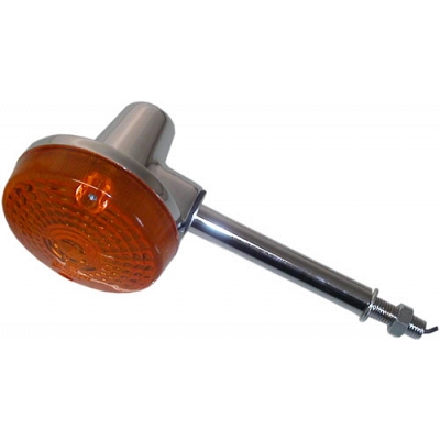 Chrome Round 86mm Indicator with Amber Lens 35601-39370-999