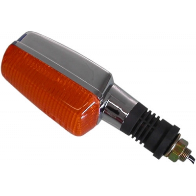 Chrome 55mm Indicator with Amber Lens - 018994