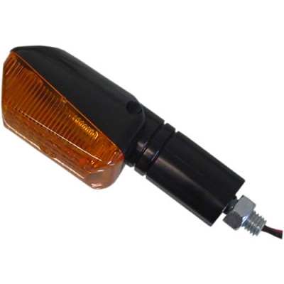 Black 40mm Mini GSXR Indicators with Amber Lenses