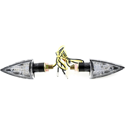 Arrow Shaped Carbon-Look LED Mini Indicators