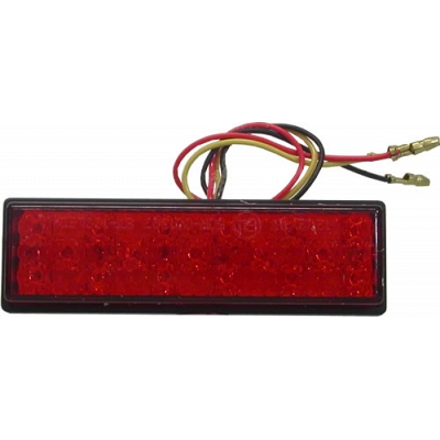 LED Stick-On Rear Light with Red Lens