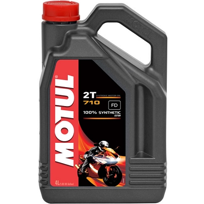 Motul 710 2T 100% Synthetic Oil (4 Litres)