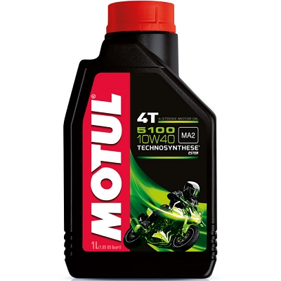 Motul 5100 10W-40 4T Semi Synthetic Oil (1 Litre)