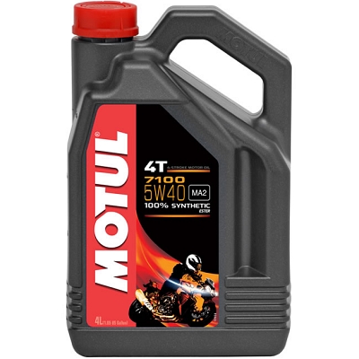 Motul 7100 5W-40 4T 100% Synthetic Oil (4 Litres)