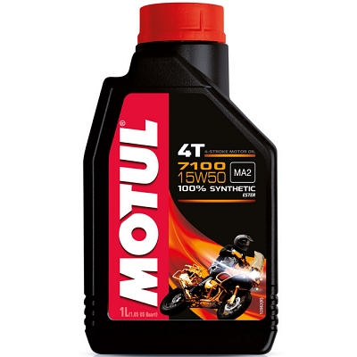 Motul 7100 15W-50 4T 100% Synthetic Oil (1 Litre)