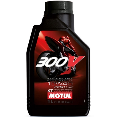 Motul 300V Factory Line 10W-40 4T 100% Synthetic Oil (1 Litre)