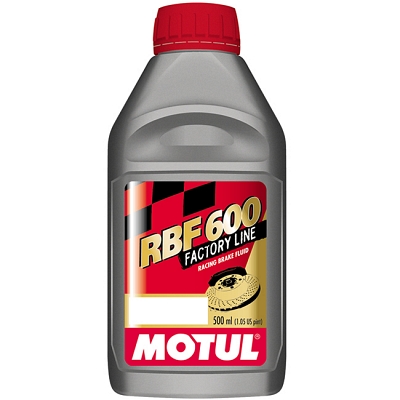 Motul RBF600 Racing Brake Fluid 312°C DOT 4 100% Synthetic (500ml)