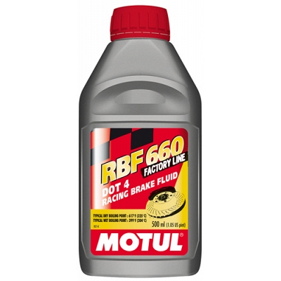 Motul RBF660 Racing Brake Fluid 325°C DOT 4 100% Synthetic (500ml)