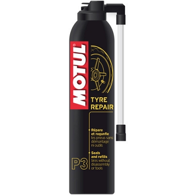 Motul P3 Tyre Repair Aerosol 400ml Tubed or Tubeless Tyres