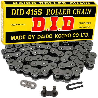 DID 415S-130L Black Standard Drive Chain