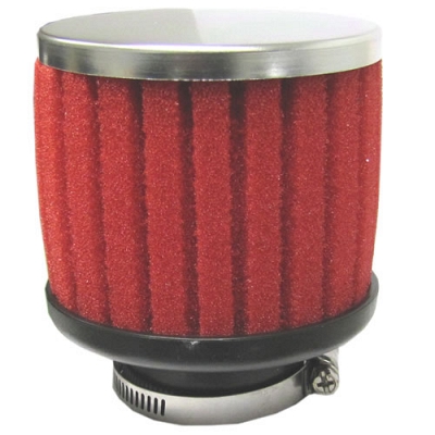 Red 35mm Ridged Foam Power Air Filter